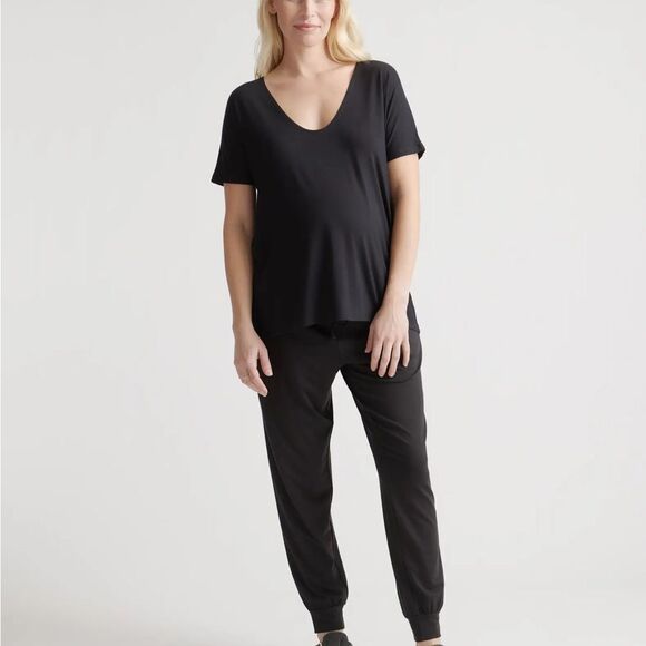 Quince Striped Women's Tops 2 pack Black/White size L NWT in packaging - Picture 7 of 16